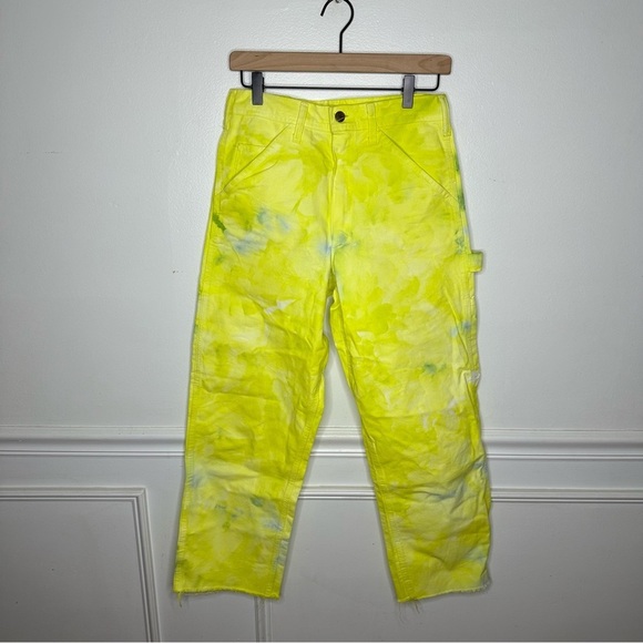 Free People Pants - Riverside Tool and Dye Utility Pant Stan Ray in Wasabi Womens Small